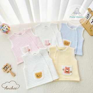  Áo Gile Xốp Trần Bông Mềm Mại Cho Bé trai Bé Gái Sơ Sinh 