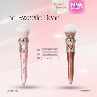   Đang Về HCM  Cọ Phấn Má Sweetie Bear Flower Knows Chính Hãng 