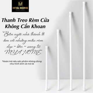 Thanh Treo Rèm Cửa Không Cần Khoan MYAHOME, Dễ Dàng Lắp Đặt, Nhiều Size, Kích Thước Nhỏ POLE 02