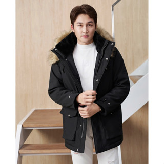  Áo Khoác Parka Nam GUNO Dư Xịn Lót Lông Cao Cấp Túi Hộp Có Mũ Siêu Ấm 25AB148 