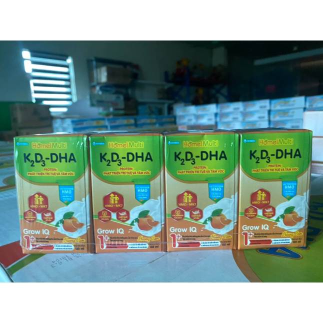 [ MUA 4 TẶNG 1 ] Sữa bột pha sẵn K2D3 vị cam 135ml dành cho bé trên 1 tuổi