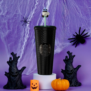  Ly Starbucks CCUP 24oz  710ml  Cat Witch Ghost Cup w  Stopper 