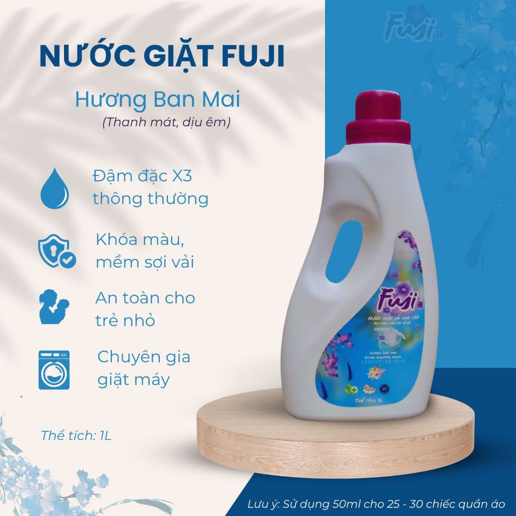 Nước giặt cao cấp Fuji chai 1L