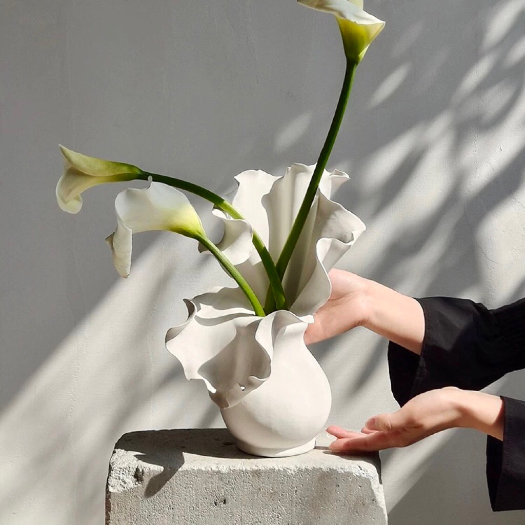 Bình hoa gốm Fiona Monet nhập khẩu cao cấp / Fiona Monet Vase