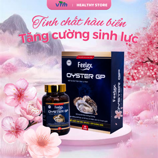 Tinh chất hàu biển cao cấp Feelex Oyster GP hỗ trợ tăng cường sinh lý nam giới hộp 60 viên