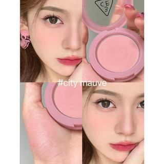 Phấn Má Hồng 3CE Mood Recipe Face Blush [Nude Peach- Mono Pink- Rose Beige- Full Off Charm-Kinda Shy]