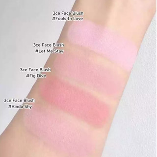 Phấn Má Hồng 3CE Mood Recipe Face Blush [Nude Peach- Mono Pink- Rose Beige- Full Off Charm-Kinda Shy]