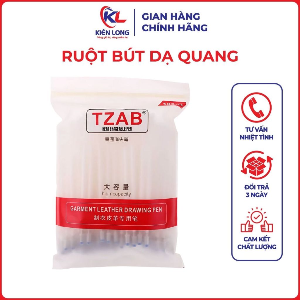 Ruột bút dạ quang soi đèn tím, bút soi da - Ngành may ( Gói 100 ruột )