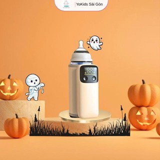 Máy hâm sữa cầm tay không dây di động Finose có đèn sạc siêu nhanh với 6 mức chịu nhiệt hâm siêu tiện ích cho bé