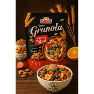 Granola siêu hạt ngũ cốc yến mạch Sunrise gói 300g