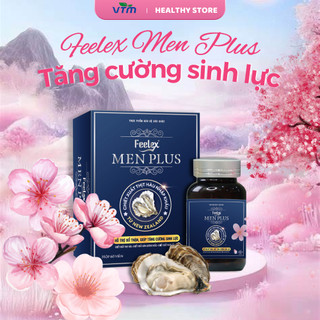  Viên uống hỗ trợ tăng cường sinh lí nam giới Feelex Men Plus cải thiện sức khỏe phái mạnh 