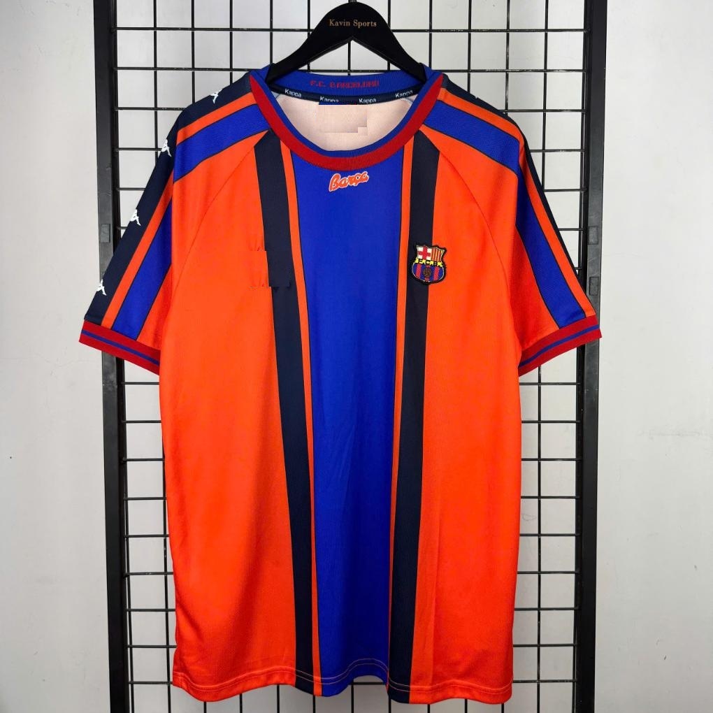 Áo Bóng Đá - Retro Barcelona  - Năm 1997/1998  - Sân Khách