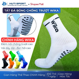  Vớ Đá Bóng Chống Trượt Chính Hãng Wika Tất Chống Trơn Đá Banh Đệm Nổi Dệt Kim Cao Cấp 