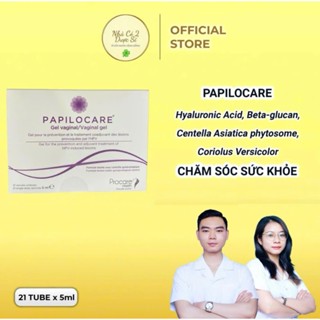 Papilocare 21 tube - Nhập khẩu chính hãng - bổ sung Coriolus Versicolor, Hyaluronic Acid, Beta-glucan tăng đề kháng