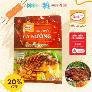  Combo 5 Sốt ướp cá nướng Deli Foods 80g – Gia vị nêm sẵn tiện lợi đậm vị tự nhiên ngon chuẩn nhà làm 