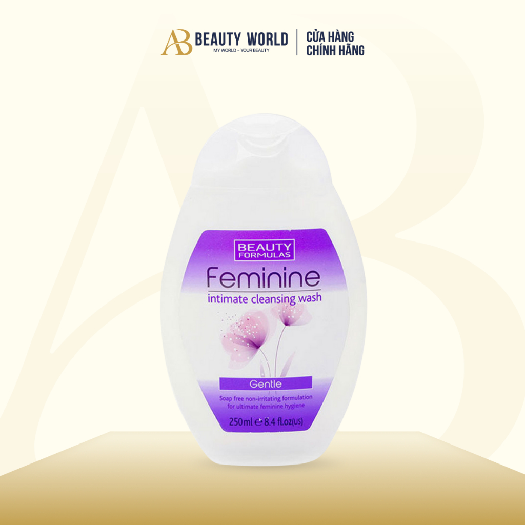 Dung Dịch Vệ Sinh Phụ Nữ Dịu Nhẹ & Cân Bằng Độ pH Beauty Formulas 250ml | AB BEAUTY WORLD