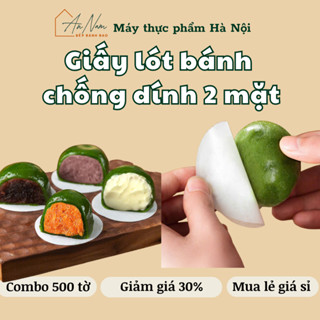 SET 500 TỜ Giấy Lót Bánh Bao Chống Dính Cao Cấp 2 Mặt – An Toàn Thực Phẩm, Dùng Hấp Tiện Lợi, Ko Mủn Nhũn