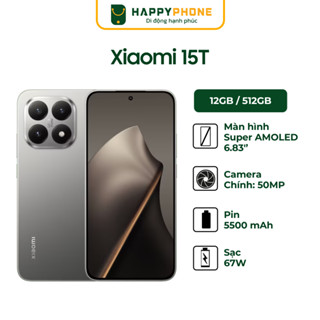  Điện Thoại Xiaomi 15T 5G 12GB 512GB - Hàng Chính Hãng 
