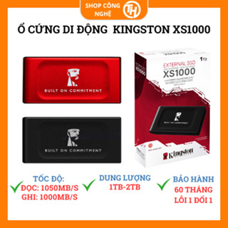 Ổ cứng di động SSD Kingston cao cấp XS1000 1050MB/s - Bảo hành 60 tháng