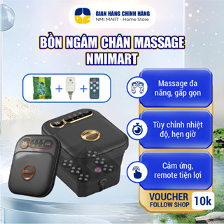 Máy Ngâm Chân Massage NMI MART Gấp Gọn 14 Mức Nhiệt Tự Động Làm Nóng Chống Giật An Toàn BNC02