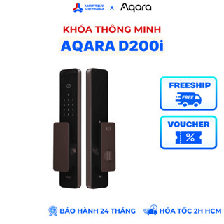   Lắp đặt HCM HN  Aqara D200i AI Face ID - BH 24 THÁNG - Khóa Thông Minh Xác Nhận Khuôn Mặt 