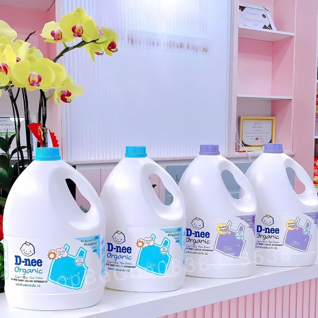 (CHÍNH HÃNG) Nước Giặt Dnee can 300oml và túi 1400Ml Thơm Dịu An Toàn Cho Bé - Nước Giặt Thái Hàng C