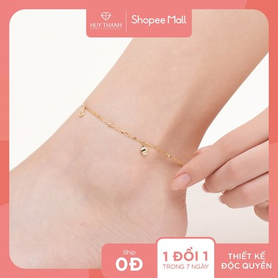 Lắc Chân Vàng Tây 10k LCLF113 Huy Thanh Jewelry
