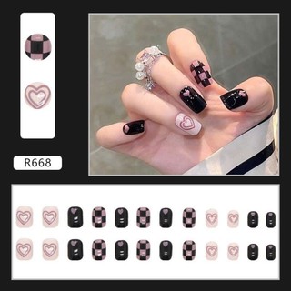 bộ 24 móng tay giả nhiều mẫu