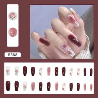 bộ 24 móng tay giả nhiều mẫu