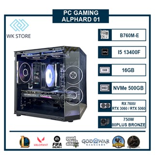 Thùng PC Alphard 01 | I5 13400F, 16GB Ram, VGA RX 7600/ RTX 3060/ 5060 Mới (BH 36T)