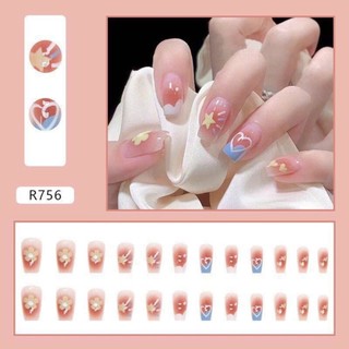 bộ 24 móng tay giả nhiều mẫu