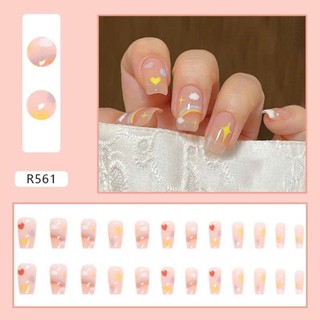 bộ 24 móng tay giả nhiều mẫuw