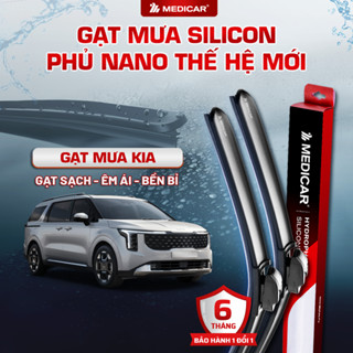 CẶP GẠT MƯA Ô TÔ xe KIA - Gạt mưa ô tô Silicon phủ nano chống nước Medicar