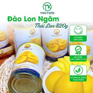 Đào Ngâm Lon Thái Lan 820g – Miếng Đào Giòn Ngon