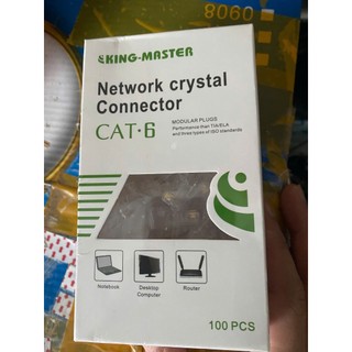 Hạt mạng Cat6 UTP Kingmaster RJ45 (loại chuẩn)