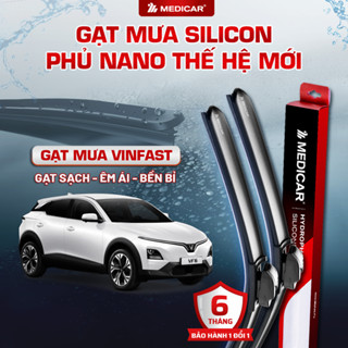 CẶP GẠT MƯA Ô TÔ xe VINFAST - Gạt mưa ô tô Silicon phủ nano chống nước Medicar