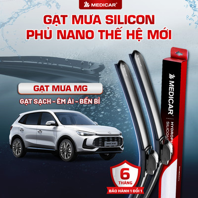 CẶP GẠT MƯA Ô TÔ xe MG - Gạt mưa ô tô Silicon phủ nano chống nước Medicar