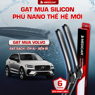 CẶP GẠT MƯA Ô TÔ xe VOLVO - Gạt mưa ô tô Silicon phủ nano chống nước Medicar