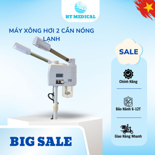 Máy xông hơi 2 cần và 1 cần nóng , lạnh ( điều chỉnh hơi nước mạnh nhẹ ) dùng trong spa thẩm mỹ