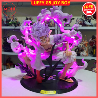 Mô hình Luffy Gear 5 Nika Joy Boy bản cao cấp tư thế chiến đấu, cao 20cm - One Piece Đồ Chơi Toy Anime Decor Sưu tầm