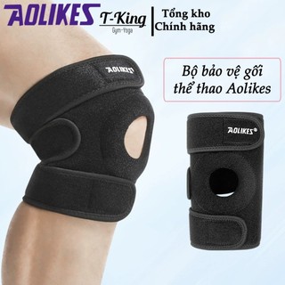  Bó gối Băng gối thể thao Aolikes 7616 bảo vệ khớp gối khi chơi bóng chuyến bóng đá chạy bộ Pickleball Tennis 