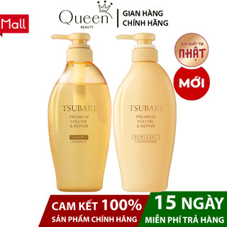  Combo gội xả - Dầu gội Tsubaki Vàng Dưỡng tóc bóng mượt & Phục hồi ngăn rụng tóc 