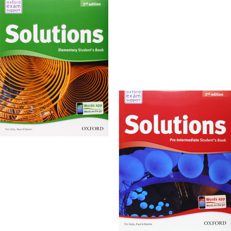 Solutions elementary, pre intermediate 2nd - Bản đẹp (tặng kèm file nghe)