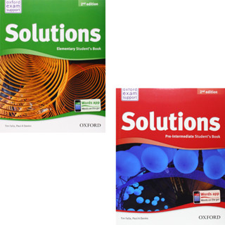 Solutions elementary, pre intermediate 2nd - Bản đẹp (tặng kèm file nghe)