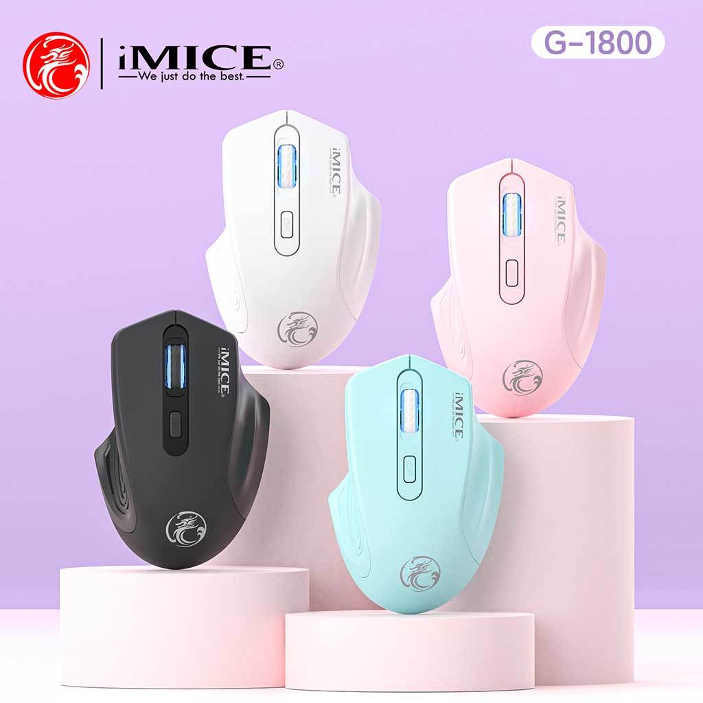 Chuột gaming không dây sạc pin HXSJ G1800 cho game thủ chuyên nghiệp kết nối Wireless 2.4G | BigBuy360 - bigbuy360.vn