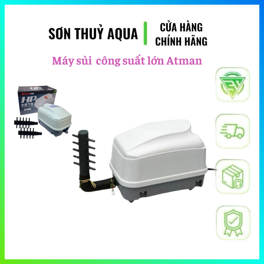 Máy Sủi Oxy Bể cá ATMAN HP 16000 HP 12000 HP 8000 HP 4000
