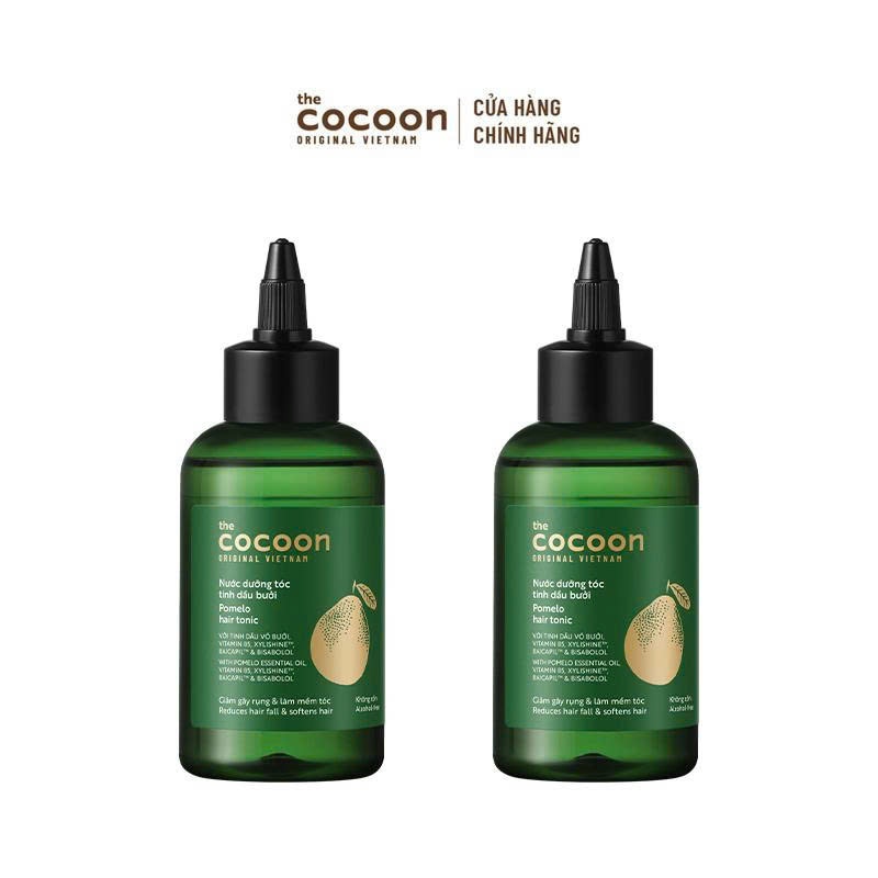 [MUA 2 GIẢM 39%] Combo 2 nước dưỡng tóc tinh dầu bưởi Cocoon ngăn ngừa gãy rụng và hỗ trợ mọc tóc 140ml