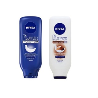  Dưỡng thể cho da khô dùng khi tắm Nivea Body In-Shower Cocoa Butter Body Lotion 24h+ Moisture 400ml  Mỹ  