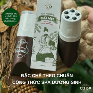   CẢI TIẾN  Con Lăn Kem Gừng Massage Cạo Gió Dưỡng Sinh Cô Ba  Đầu Bi Đá Bian Đông Y Hỗ Trợ Cải Thiện Nhức Mỏi  