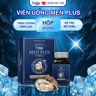  Viên uống tăng cường sinh lí phái mạnh Feelex Men Plus tác dụng nhanh chóng hộp 60 viên 
